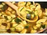 Recette Tajine de poulet aux courgettes et raisins secs ...