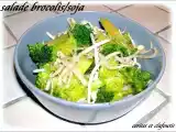Recette Salade brocolis cru, germes de soja et amandes