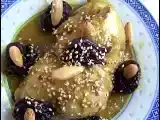 Recette Tajine de coquelets aux pruneaux ( maroc )