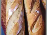 Recette Baguettes de campagne
