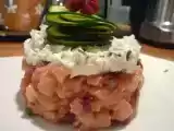 Recette Tartare de saumon et tomates sechees