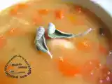 Recette Soupe repas aux haricots blancs, carottes, oignon, ail et sauge