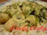 Recette Saint-jacques en crème de curry et herbes asiatiques