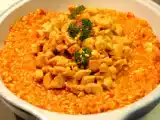 Recette Risotto de poulet à la tomate