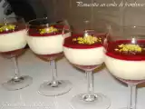 Recette Panacotta au coulis de framboises (allégé)