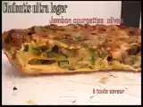 Recette Clafoutis ultra léger jambon courgettes olives