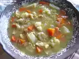 Recette Soupe au poulet, au chou-fleur et au cari