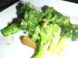 Recette Brocoli sauté au gingembre