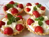 Recette Tarte chocolat blanc - fraises