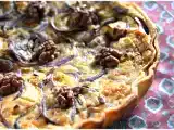 Recette Tarte aux poires, roquefort et noix