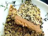 Recette Saumon mariné en croûte de sésame