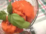 Recette Sorbet fraise/basilic