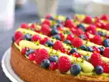 Recette Tarte aux fruits rouges et pistaches avant une petite pause