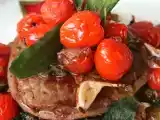 Recette Tournedos à la sauge et ses tomates cerises caramélisées