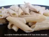 Recette Penne light au poulet et à la crème