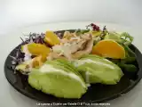 Recette Salade de poulet light à l'avocat et à l'orange