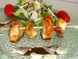 Recette Brochettes de poulet mariné au miel et vinaigre balsamique