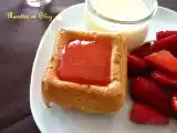 Recette Gâteaux de savoie au coulis de fraises