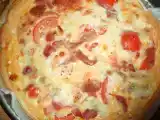 Recette Tarte au jambon cru, tomates et gorgonzola