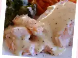 Recette Pavé de saumon, sauce hollandaise