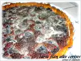 Recette Tarte flan aux cerises