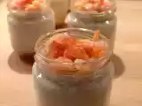 Recette Yaourt salé au saumon fumé, sur lit d'oeufs de lumps
