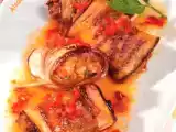 Recette Rouleaux d'aubergines au boeuf haché