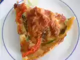 Recette Tarte rustique tomates - courgettes - mozzarella