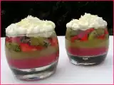 Recette Verrine de fraises et kiwis au chocolat blanc