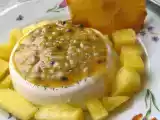 Recette Panna cotta au coulis de fruits de la passion et sa chips d'ananas