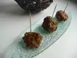 Recette Boulettes boeuf, cacahuètes et raisins secs