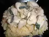 Recette Poulet à la sauge et risotto au citron