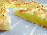 Recette Tarte d'écrasée (pommes de terre, poireau & oignon)