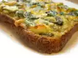 Recette Tartines gratinées epinards - chèvre