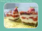Recette Verrine fraise, pain d'epice et sirop d'erable