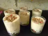 Recette Verrines de mousse au chocolat blanc, fraises et spéculoos