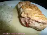Recette Poulet farci au jambon et fromage