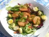 Recette Salade bistro aux crevettes et au bacon