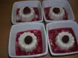 Recette Panacotta au lait de coco et coulis de framboises