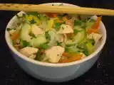 Recette Salade thaï de vermicelles, poivrons et concombres