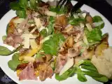 Recette Une salade pas comme les autres: bacon, poires et parmesan!