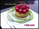 Recette Entremets à la crème de citron et aux framboises