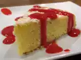 Recette Gâteau aérien au citron-pavot et son coulis de framboises
