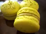 Recette Macarons a la pistache, sans pâte de pistaches