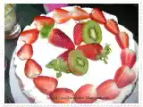 Recette Fraisier à la crème diplomate