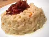 Recette Risotto carotte, safran et lard au balsamique