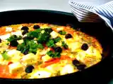 Recette Omelette gratinée à la fêta