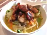 Recette Soupe repas à l'asiatique et son poulet caramélisé
