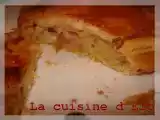 Recette Feuilletée oignons lardons chèvre