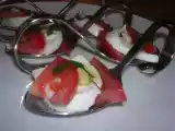 Recette Cuillères tomates mozzarella